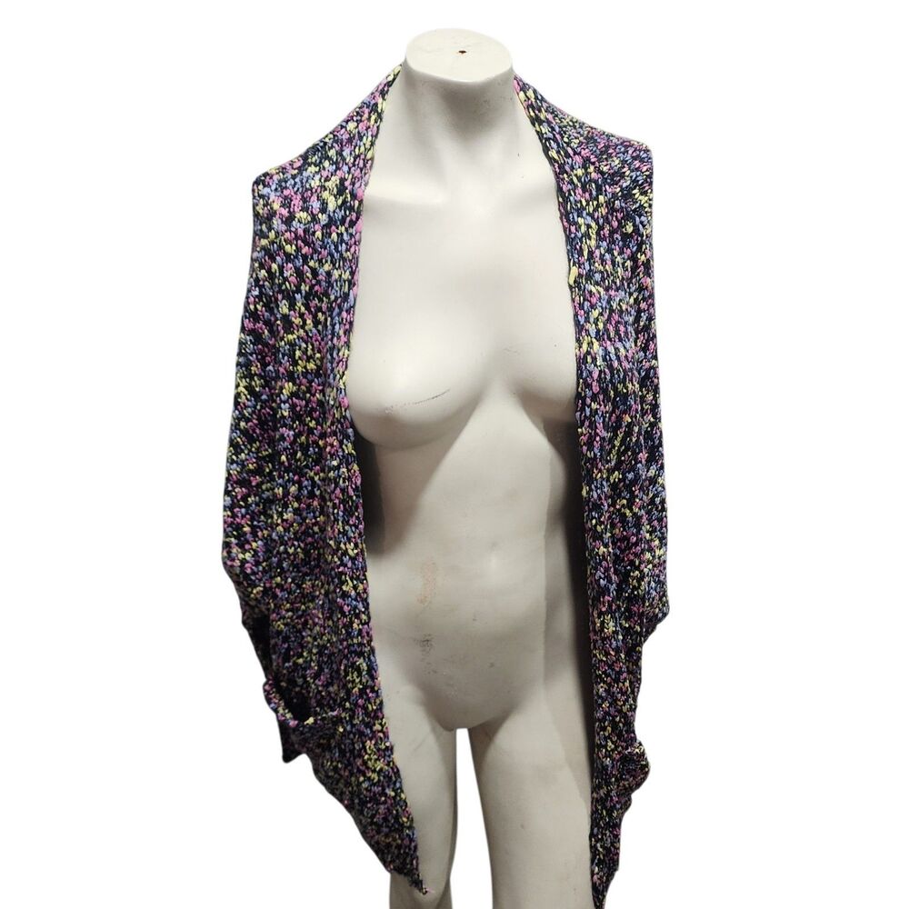 Hayden Los Angeles Womens Open Front Cardigan‎ Multicolor Knit M/L